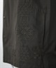 DEAR LAUREL ディアローレル 半袖 シャツ メンズ キューバシャツ 刺繍 D25S2402(BLK-M)