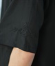 DEAR LAUREL ディアローレル 半袖 シャツ メンズ キューバシャツ 刺繍 D25S2402(BLK-M)