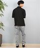 DEAR LAUREL ディアローレル 半袖 シャツ メンズ キューバシャツ 刺繍 D25S2402(BLK-M)