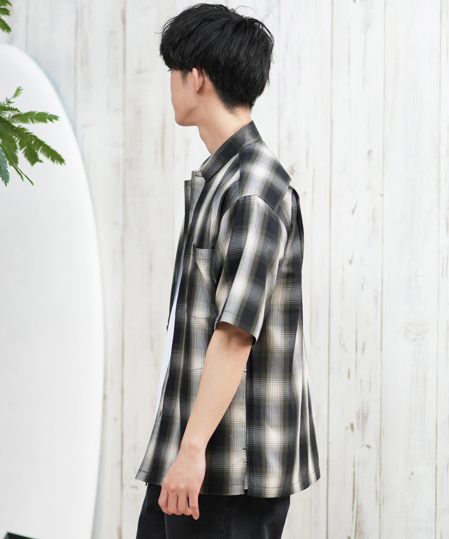 deres デレス ブラウン 半袖シャツ deres デレス ブラウン 半袖シャツ - メルカリ
