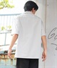 DEAR LAUREL ディアローレル 半袖 シャツ メンズ ワンポイント ロゴ シンプル 接触冷感 セットアップ対応 D25S2401(BLK-M)
