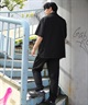 DEAR LAUREL ディアローレル 半袖 シャツ メンズ ワンポイント ロゴ シンプル 接触冷感 セットアップ対応 D25S2401(BLK-M)