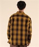 DEAR LAUREL ディアローレル 長袖 シャツ メンズ チェック ネルシャツ HEAVY FLANNEL SHIRT D25F-2601(MUS-M)