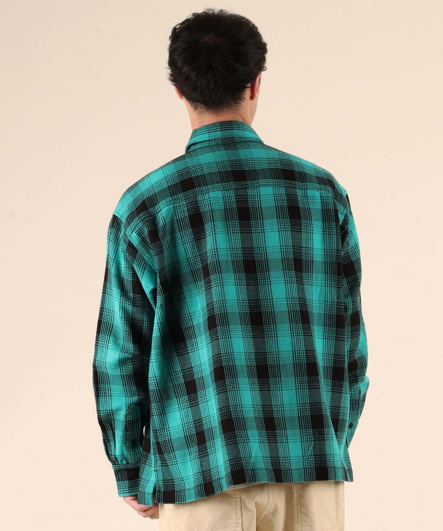 DEAR LAUREL ディアローレル 長袖 シャツ メンズ チェック ネルシャツ