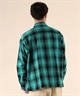 DEAR LAUREL ディアローレル 長袖 シャツ メンズ チェック ネルシャツ HEAVY FLANNEL SHIRT D25F-2601(MUS-M)
