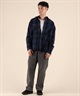 DEAR LAUREL ディアローレル 長袖 シャツ メンズ チェック ネルシャツ HEAVY FLANNEL SHIRT D25F-2601(MUS-M)