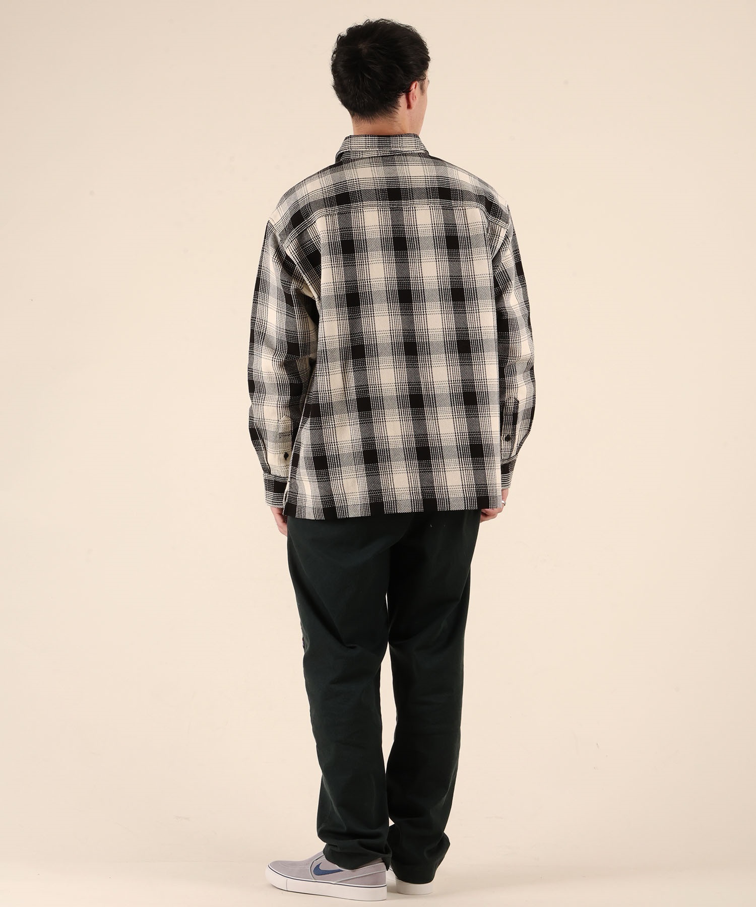 DEAR LAUREL ディアローレル 長袖 シャツ メンズ チェック ネルシャツ