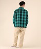 DEAR LAUREL ディアローレル 長袖 シャツ メンズ チェック ネルシャツ HEAVY FLANNEL SHIRT D25F-2601(MUS-M)