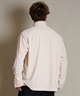 DEAR LAUREL ディアローレル 長袖 シャツ メンズ コーデュロイ 無地 シンプル CORDUROY SHIRT D25F-2602(WHT-M)
