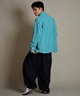 DEAR LAUREL ディアローレル 長袖 シャツ メンズ コーデュロイ 無地 シンプル CORDUROY SHIRT D25F-2602(WHT-M)