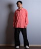 DEAR LAUREL ディアローレル 長袖 シャツ メンズ コーデュロイ 無地 シンプル CORDUROY SHIRT D25F-2602(WHT-M)