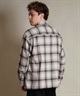 DEAR LAUREL ディアローレル 長袖 シャツ メンズ チェック ネルシャツ FLANNEL SHIRT D25F-2603(BLK-M)