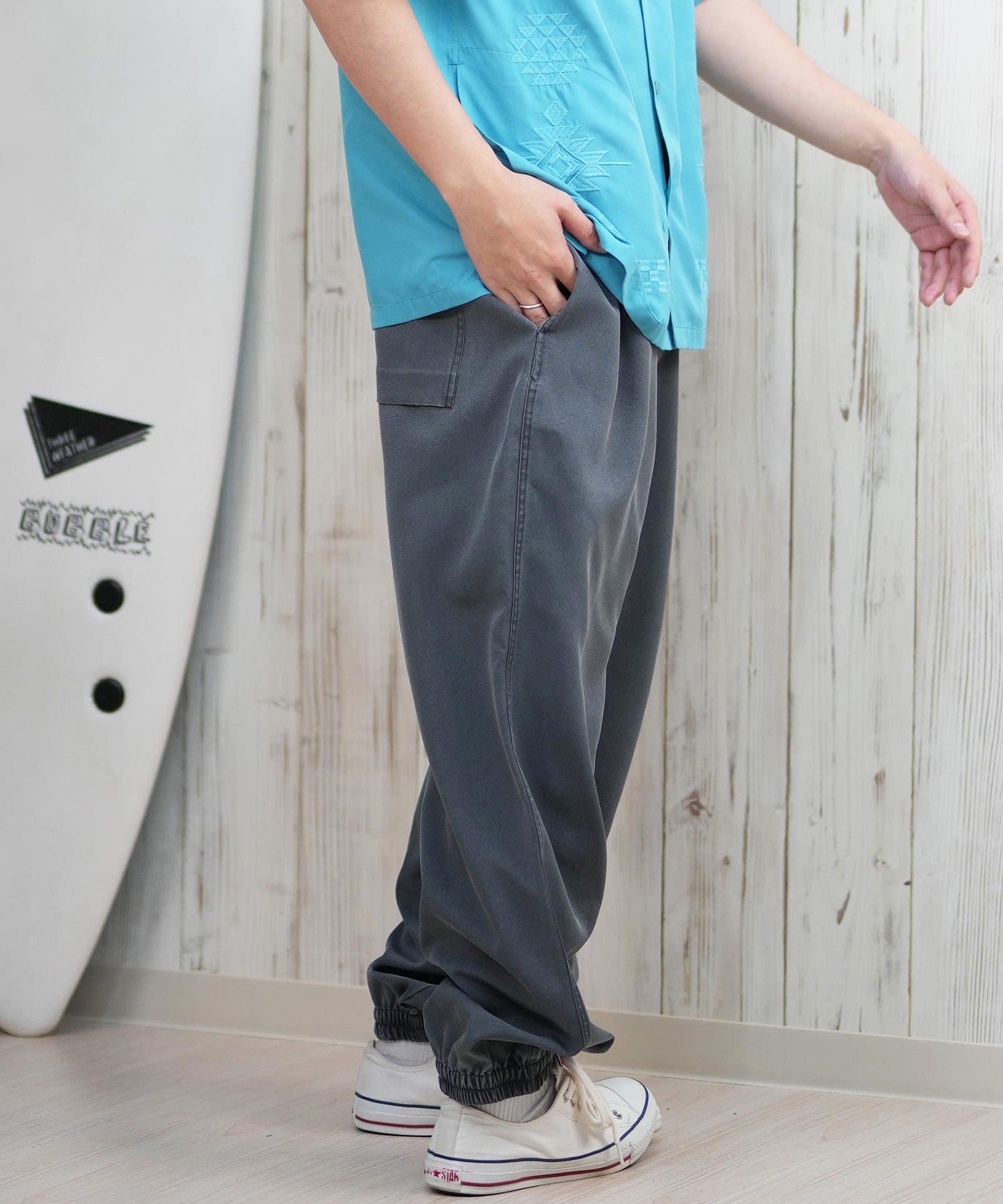 asics×eldoreso ロングパンツ Sサイズ ASICS × ELDORESO ロングパンツ（ELDORESO」と