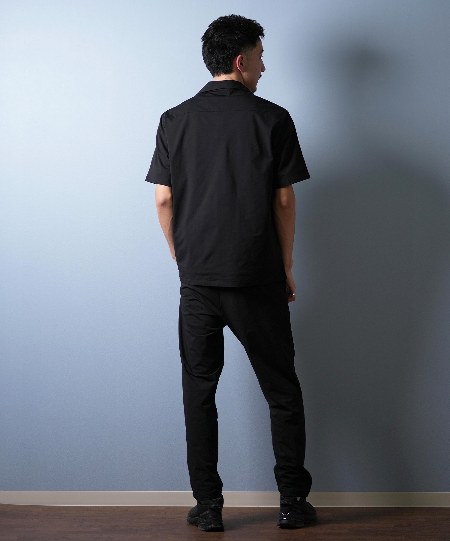 DEAR LAUREL ディアローレル ロングパンツ メンズ ロンパン 接触冷感 吸水速乾 D25S3108(BLK-M)