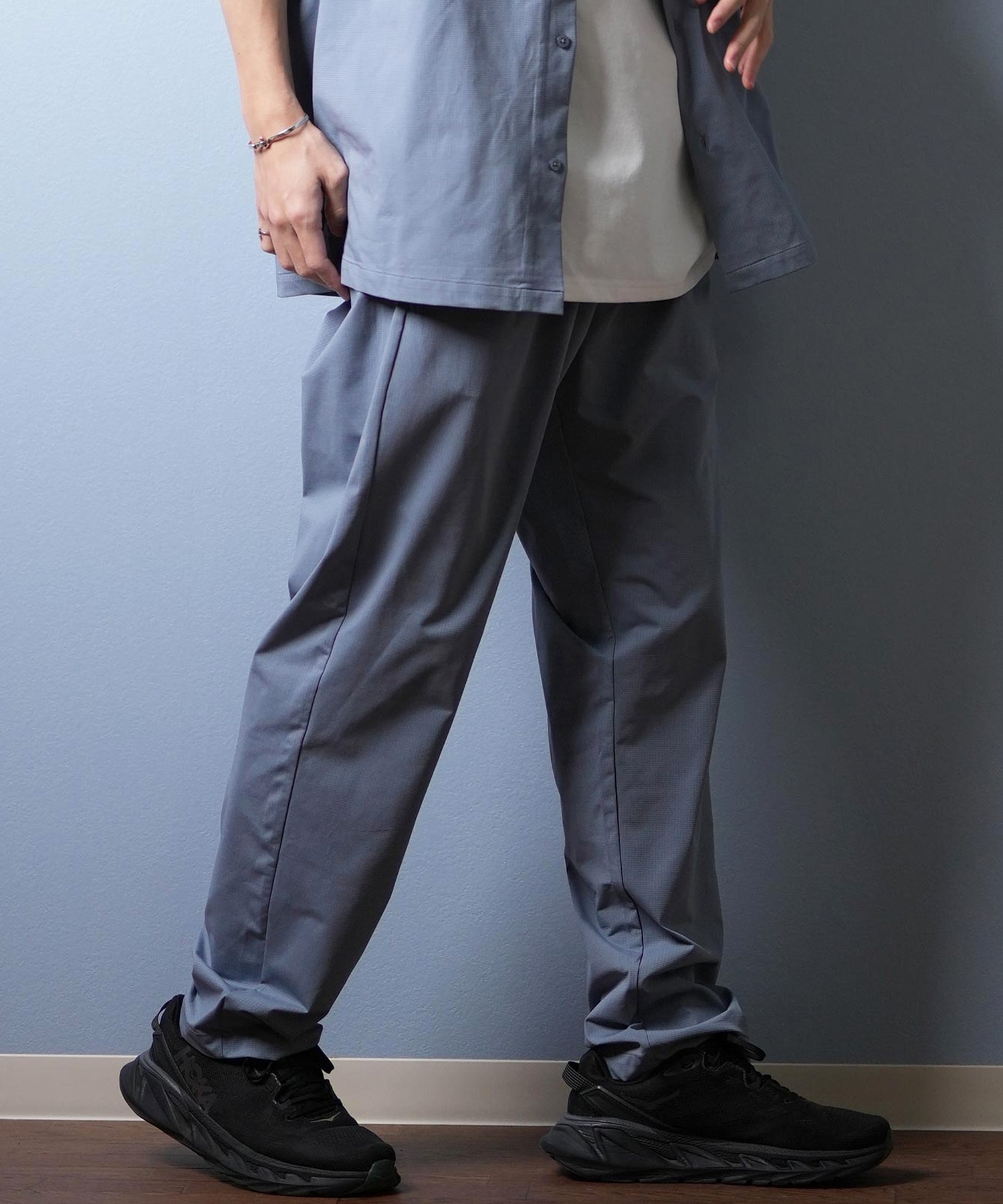 DEAR LAUREL ディアローレル ロングパンツ メンズ ロンパン 接触冷感 吸水速乾 D25S3108(BLK-M)