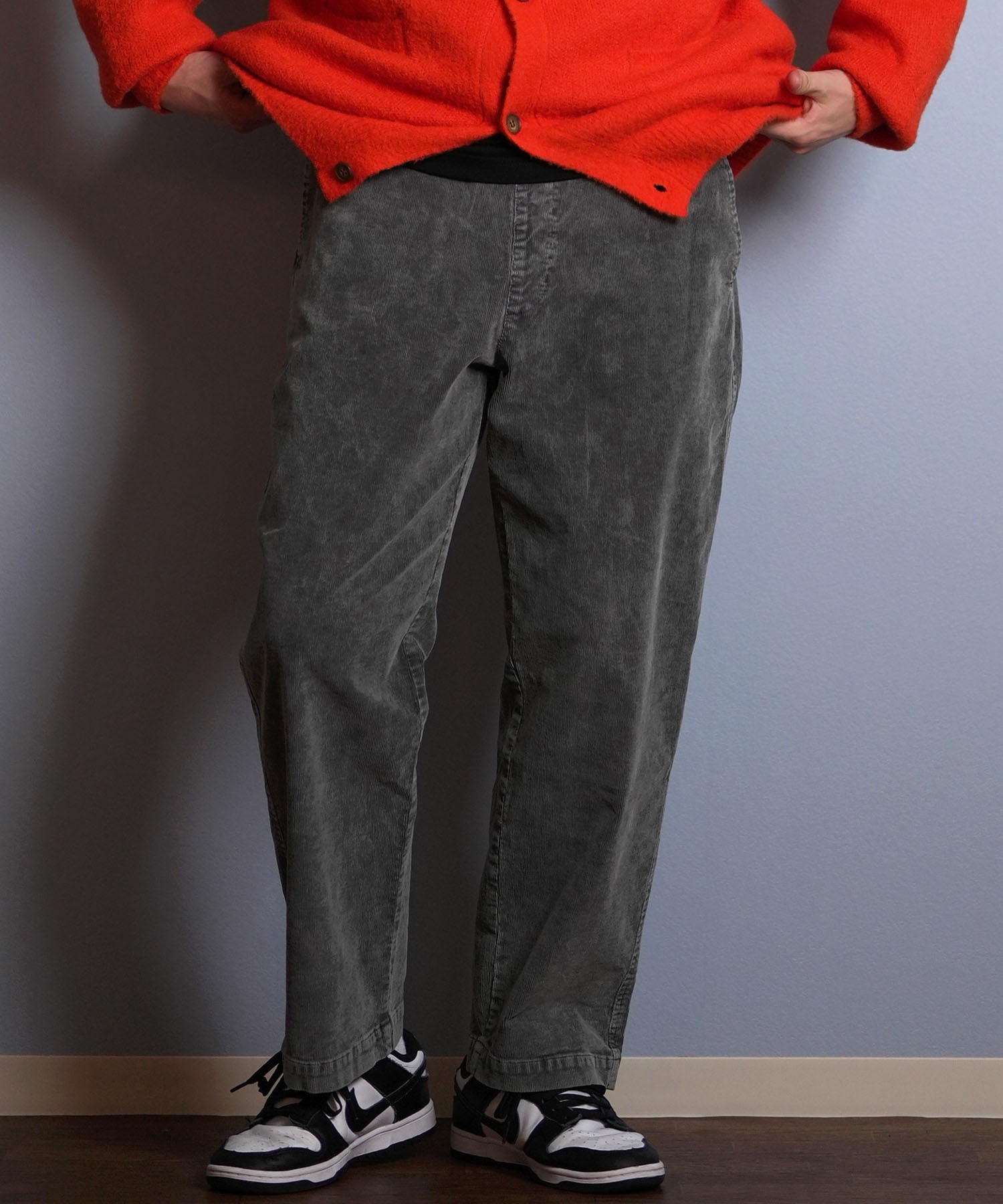 DEAR LAUREL ディアローレル ロングパンツ メンズ コーデュロイ CORDUROY PANTS D25F-3102(BRN-M)