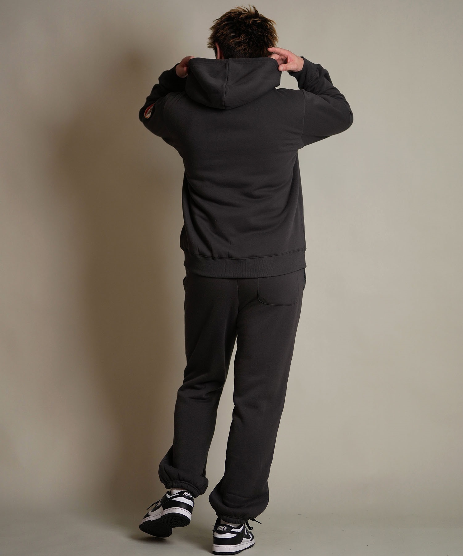 DEAR LAUREL ディアローレル ロングパンツ メンズ スウェット パンツ ボア セットアップ対応 D25F-3103(BLK-M)