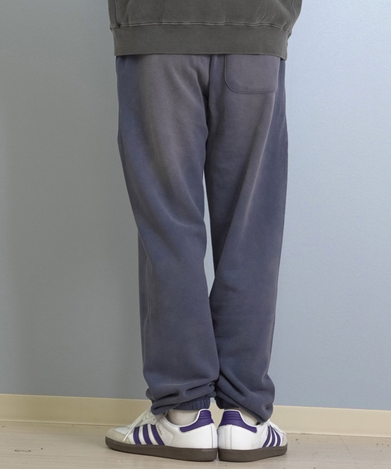 DEAR LAUREL ディアローレル ロングパンツ ロンパン メンズ スウェットパンツ ヴィンテージ加工 裏毛 セットアップ対応 D25F-3104(BLK-M)