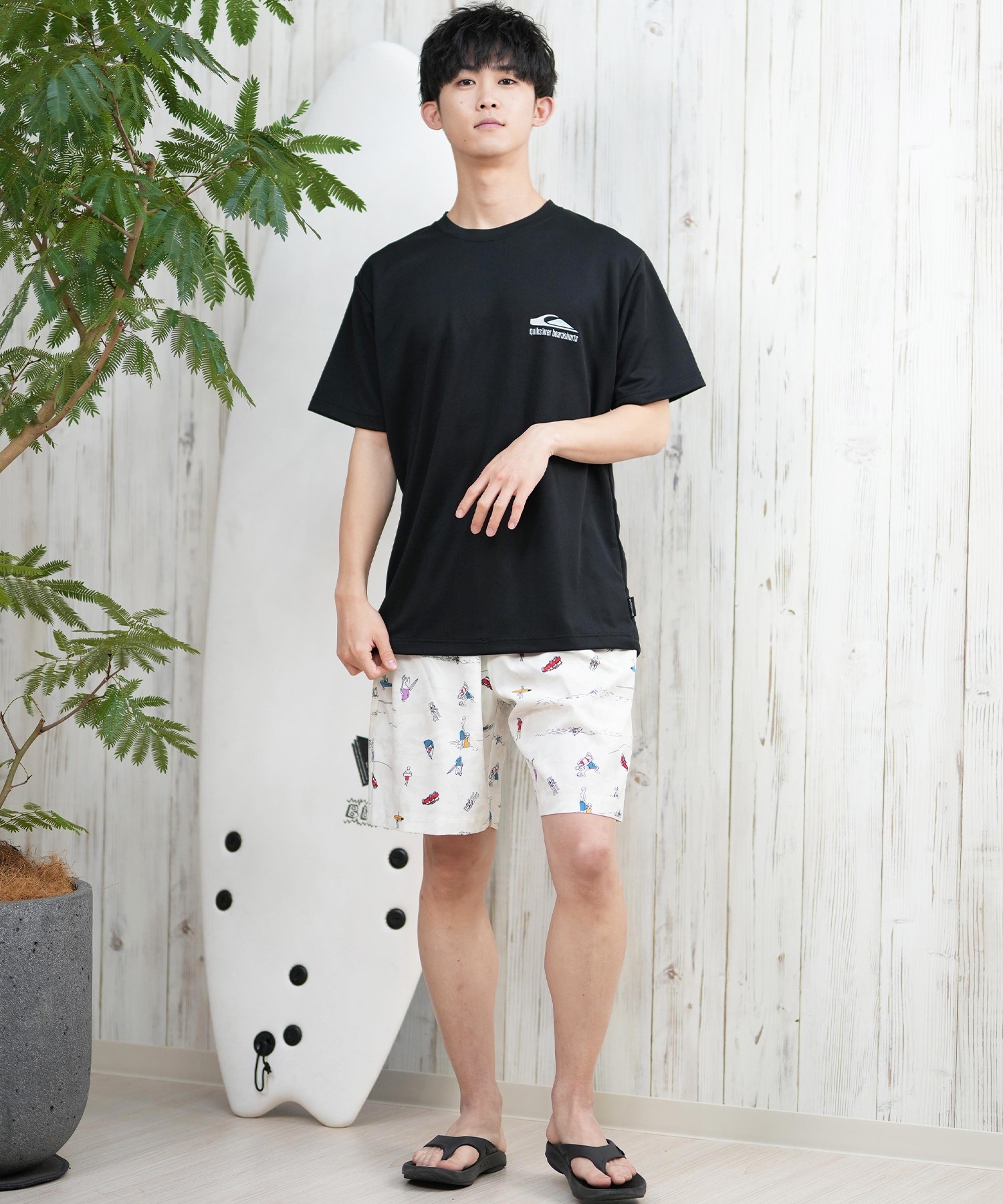 ザンディ様専用 rough&swell ストライプデザイン メンズショートパンツ