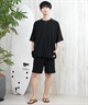 DEAR LAUREL ディアローレル ショートパンツ メンズ ショーツ 水陸両用 ユーティリティー UVカット セットアップ対応 D25S3304(BLK-M)