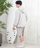 DEAR LAUREL ディアローレル ショートパンツ メンズ ショーツ 水陸両用 ユーティリティー UVカット セットアップ対応 D25S3304(BLK-M)