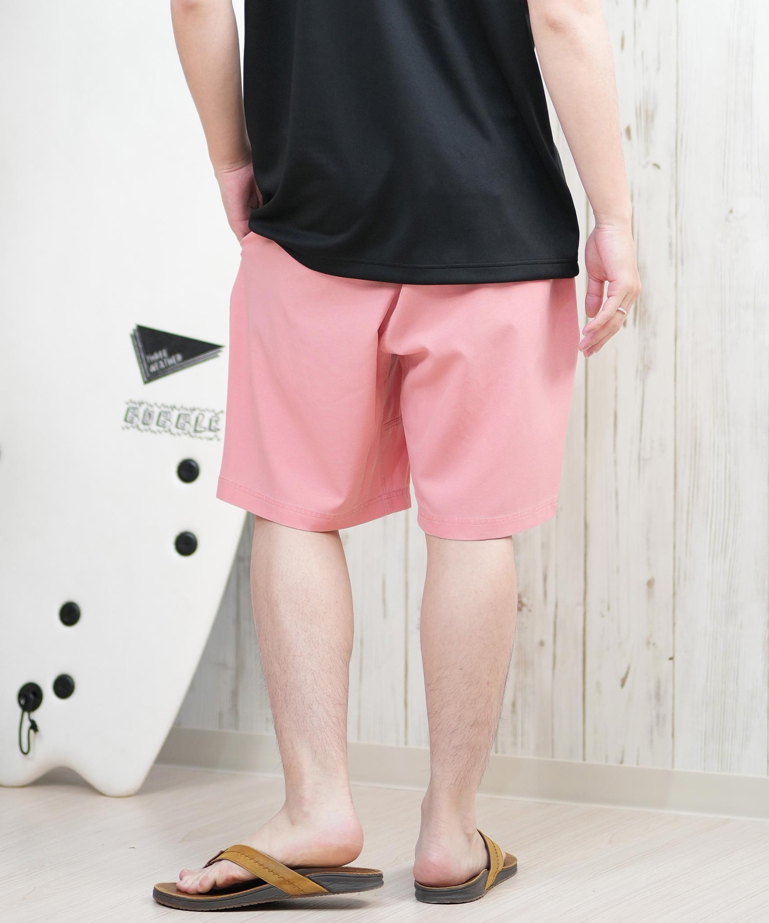 DEAR LAUREL ディアローレル ショートパンツ メンズ ショーツ トランクス 水着 水陸両用 ユーティリティー UVカット D25S3305(GRY-M)