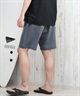 DEAR LAUREL ディアローレル ショートパンツ メンズ ショーツ トランクス 水着 水陸両用 ユーティリティー UVカット D25S3305(GRY-M)