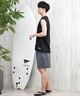 DEAR LAUREL ディアローレル ショートパンツ メンズ ショーツ トランクス 水着 水陸両用 ユーティリティー UVカット D25S3305(GRY-M)