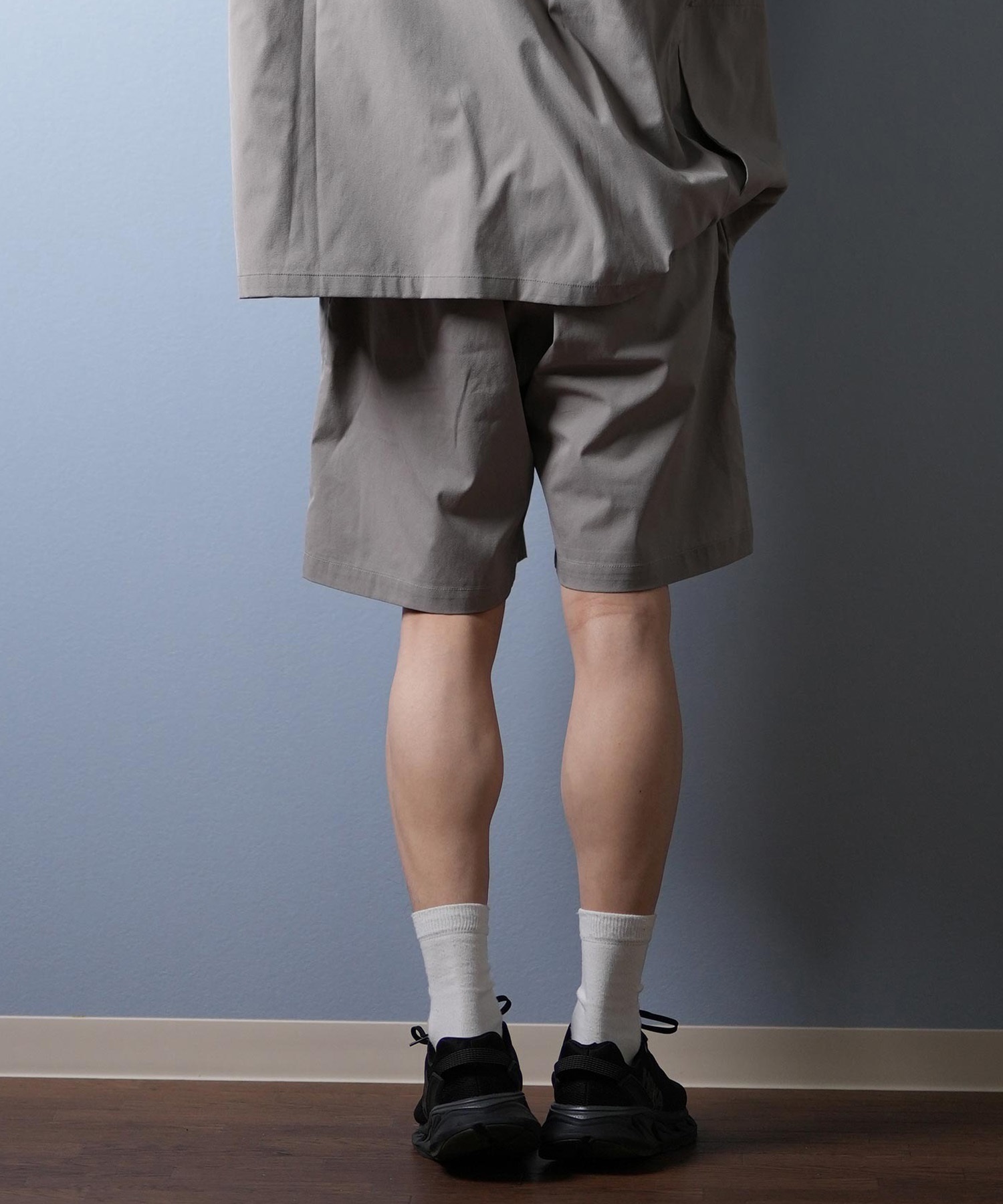 DEAR LAUREL ディアローレル ハーフパンツ ショートパンツ メンズ ショーツ 接触冷感 吸汗速乾 COOL SHORTS D25S3308(BLK-M)