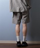 DEAR LAUREL ディアローレル ハーフパンツ ショートパンツ メンズ ショーツ 接触冷感 吸汗速乾 COOL SHORTS D25S3308(BLK-M)