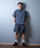 DEAR LAUREL ディアローレル ハーフパンツ ショートパンツ メンズ ショーツ 接触冷感 吸汗速乾 COOL SHORTS D25S3308(BLK-M)