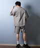 DEAR LAUREL ディアローレル ハーフパンツ ショートパンツ メンズ ショーツ 接触冷感 吸汗速乾 COOL SHORTS D25S3308(BLK-M)