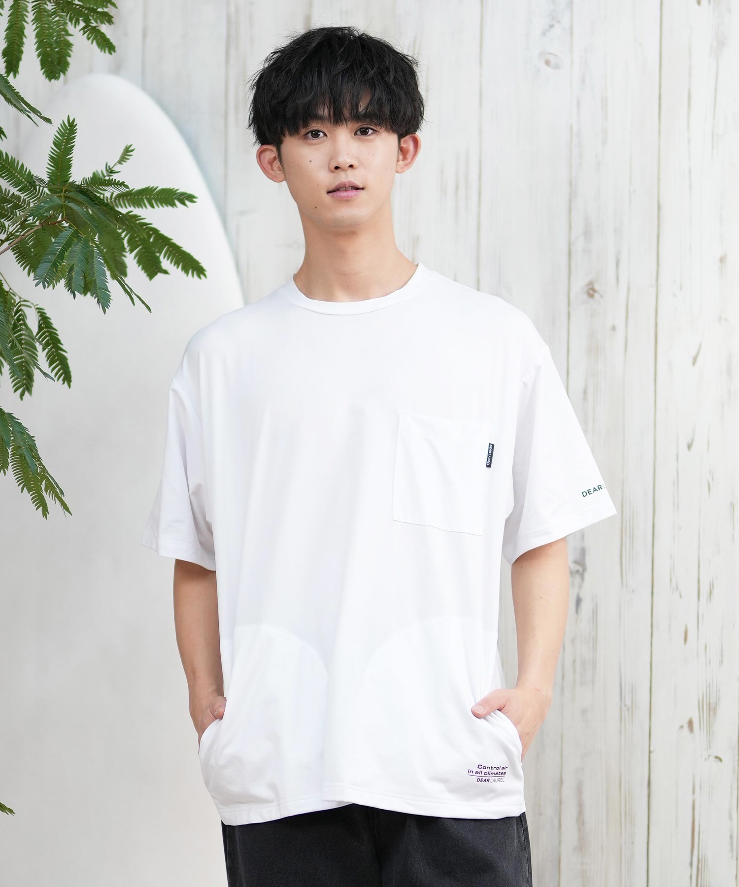 DEAR LAUREL ディアローレル ラッシュガード メンズ 半袖 Tシャツ 水陸