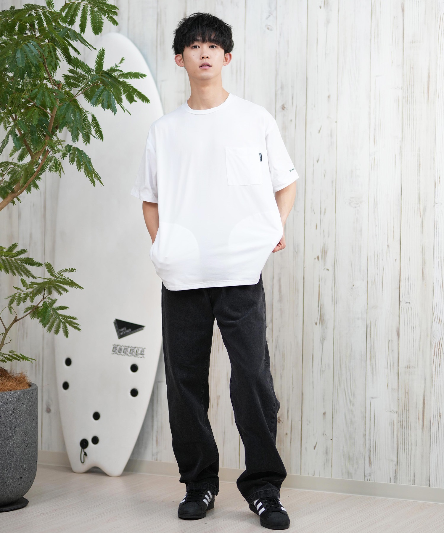 DEAR LAUREL ディアローレル ラッシュガード メンズ 半袖 Tシャツ 水陸