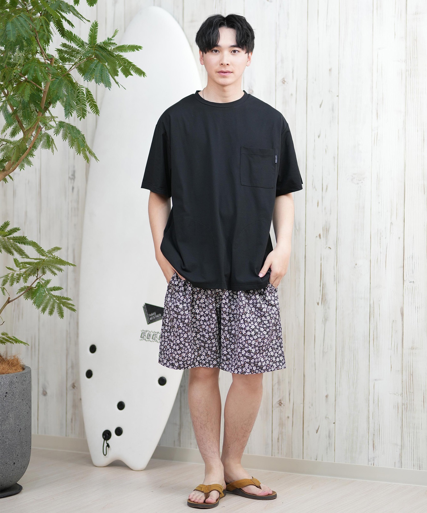 DEAR LAUREL ディアローレル ラッシュガード メンズ 半袖 Tシャツ 水陸