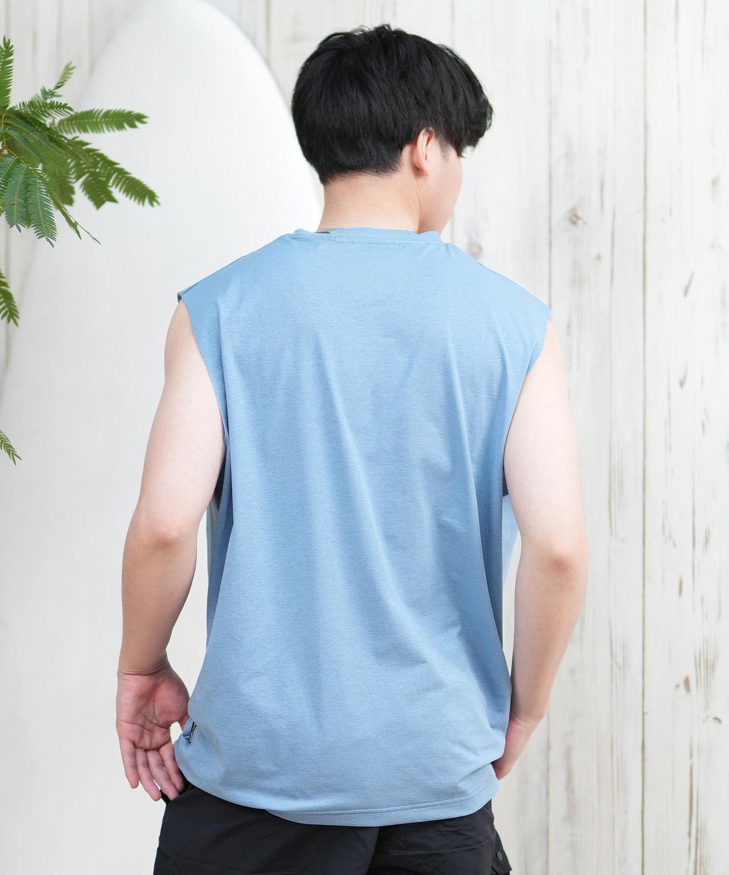 DEAR LAUREL ディアローレル ラッシュガード メンズ タンクトップ 水陸両用 ユーティリティー UVカット D25S4303(WHT-M)