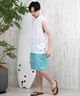 DEAR LAUREL ディアローレル ラッシュガード メンズ タンクトップ 水陸両用 ユーティリティー UVカット D25S4303(WHT-M)
