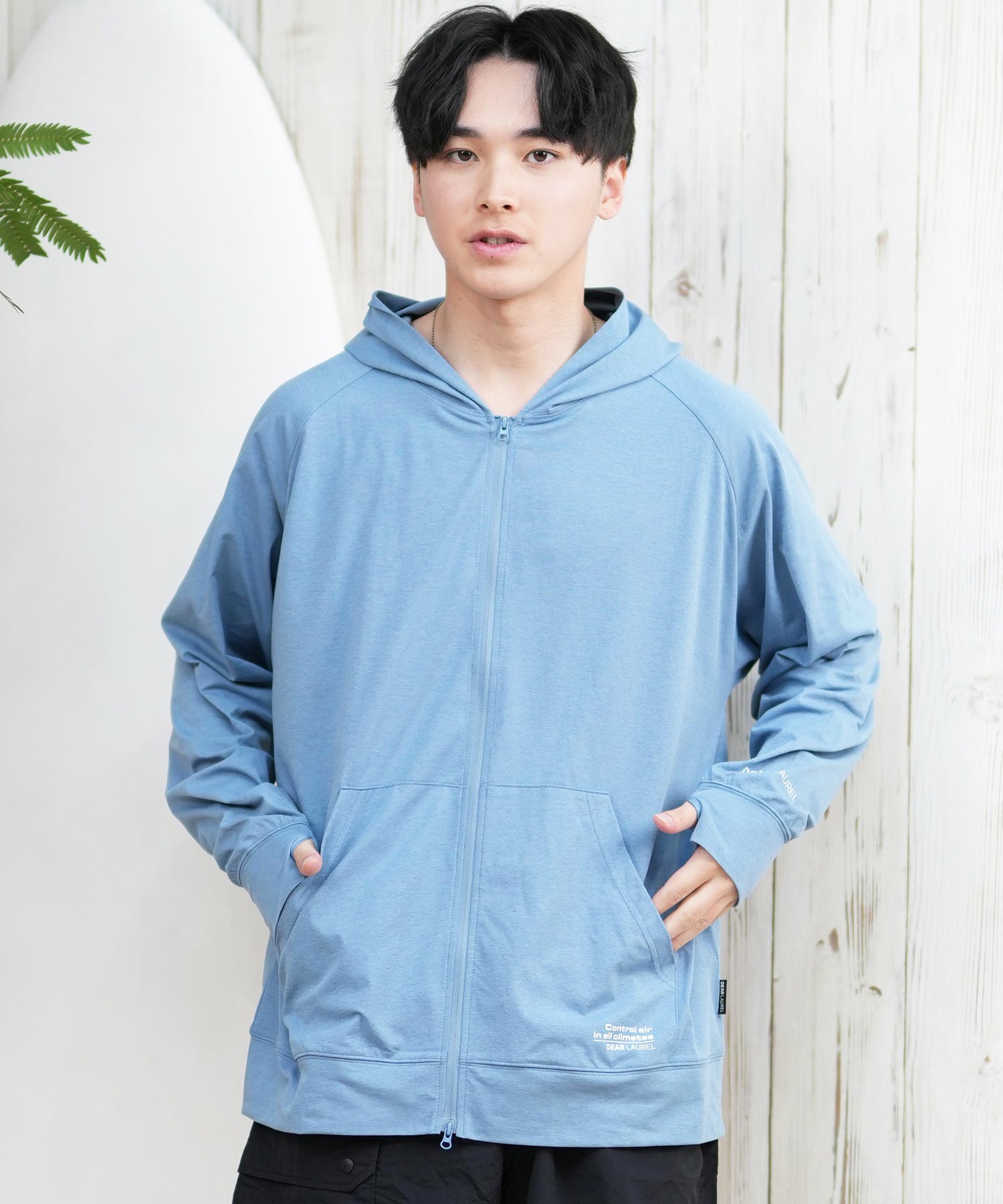 ★DYNR★ページ DEAR LAUREL ディアローレル ラッシュガード メンズ パーカー