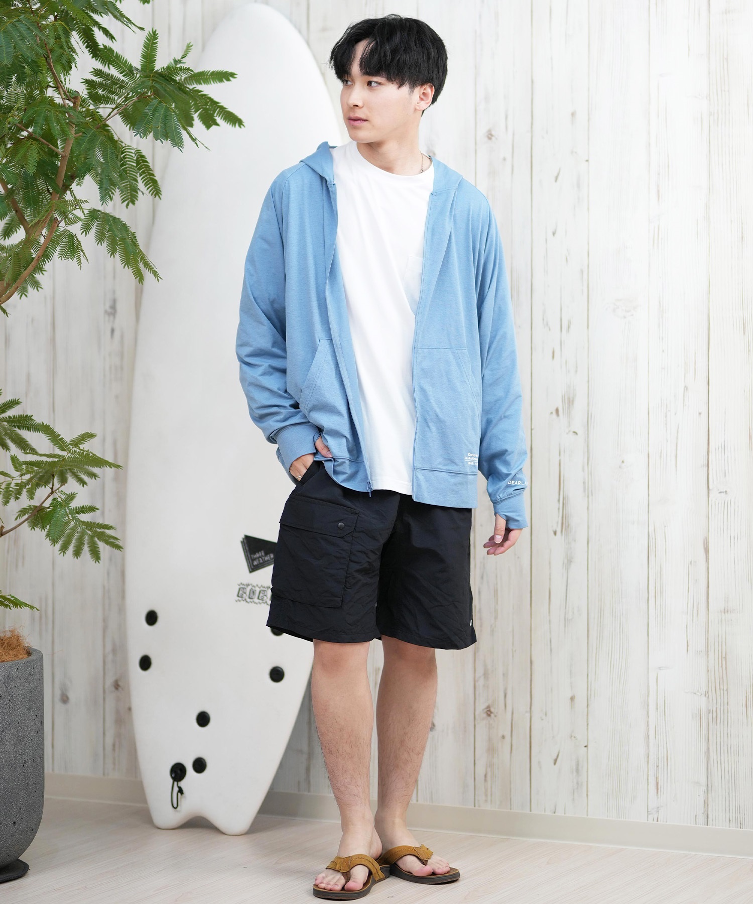 ★DYNR★ページ DEAR LAUREL ディアローレル ラッシュガード メンズ パーカー