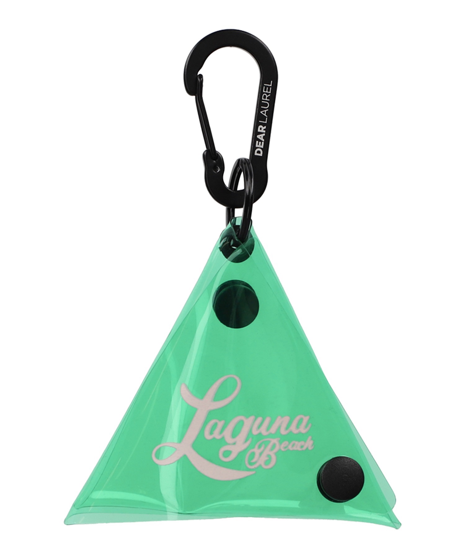 DEAR LAUREL ディアローレル 財布 ウォレット TRYANGLE COIN CASE DL25S10603(CLEAR-ONE)