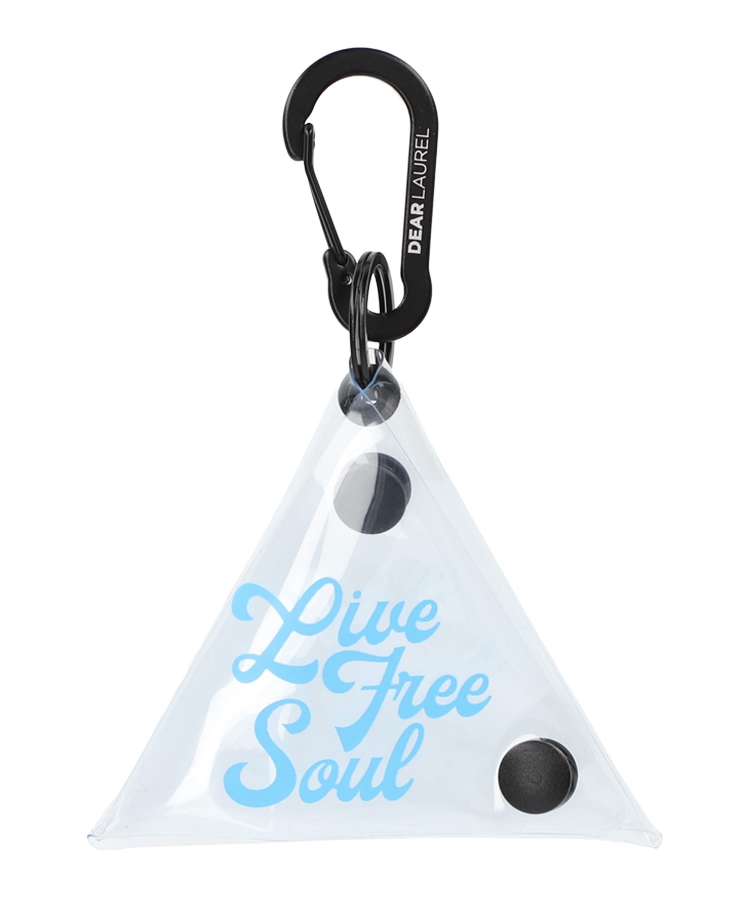 DEAR LAUREL ディアローレル 財布 ウォレット TRYANGLE COIN CASE DL25S10603(CLEAR-ONE)