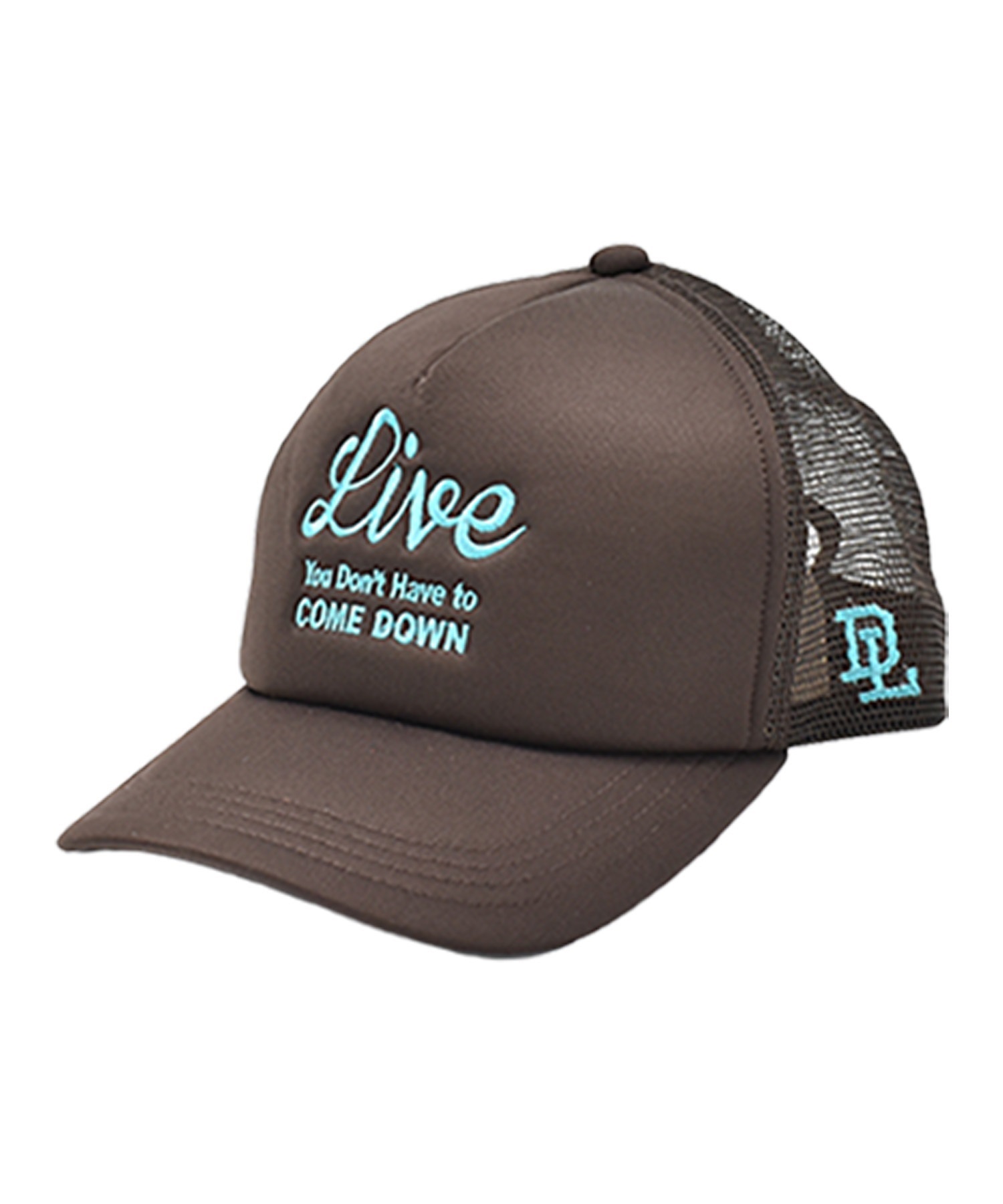 DEAR LAUREL ディアローレル キャップ メッシュ NB2134DLトラッカーメッシュキャップ DL25S611140(BLK-ONE)