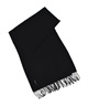 DEAR LAUREL ディアローレル マフラー 防寒 FRINGE MUFFLER DL25F611401(BLACK-ONE)