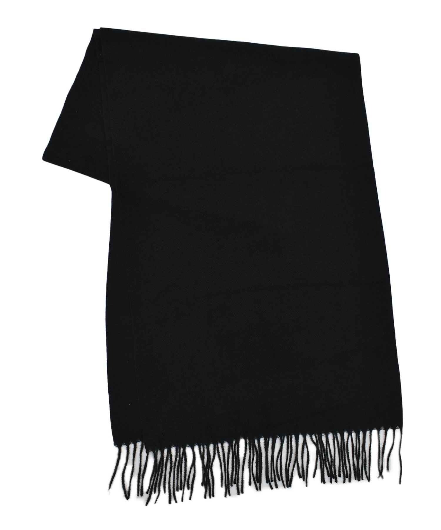 DEAR LAUREL ディアローレル マフラー 防寒 FRINGE MUFFLER DL25F611401(BLACK-ONE)