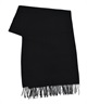 DEAR LAUREL ディアローレル マフラー 防寒 FRINGE MUFFLER DL25F611401(BLACK-ONE)