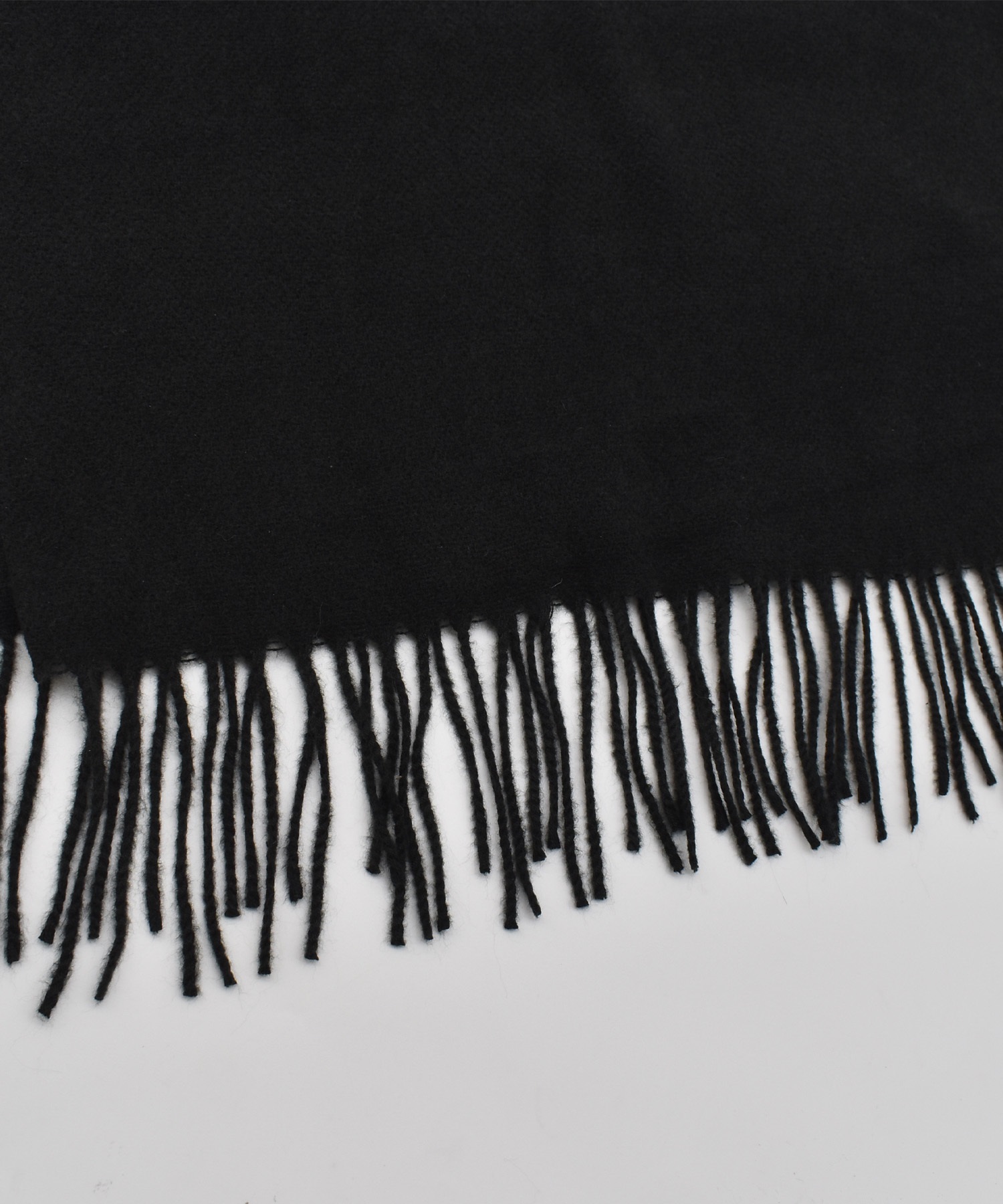 DEAR LAUREL ディアローレル マフラー 防寒 FRINGE MUFFLER DL25F611401(BLACK-ONE)