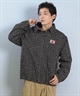 TOY MACHINE トイマシーン アウター メンズ ジャケット レオパード柄 バックロゴ AM MONSTER STORE JACKET MTMFFJK9(LEOGY-M)