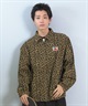 TOY MACHINE トイマシーン アウター メンズ ジャケット レオパード柄 バックロゴ AM MONSTER STORE JACKET MTMFFJK9(LEOGY-M)