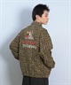 TOY MACHINE トイマシーン アウター メンズ ジャケット レオパード柄 バックロゴ AM MONSTER STORE JACKET MTMFFJK9(LEOGY-M)
