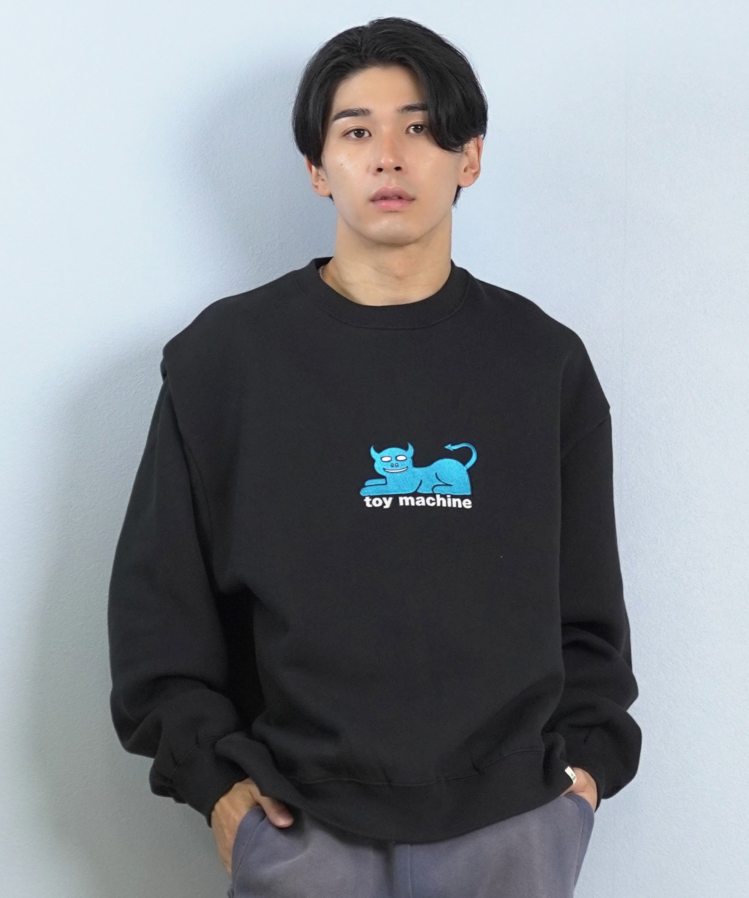 TOY MACHINE トイマシーン トレーナー スウェット メンズ クルーネック